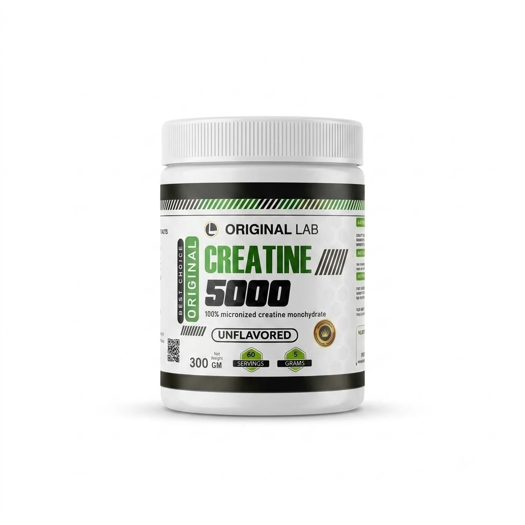 Original Lab - Creatine 5000 - 100% Micronized Creatine Monohydrate - 300g