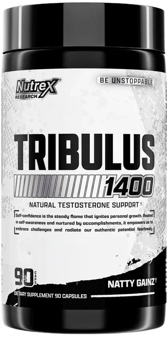 Nutrex Research - Tribulus 1400 - Natural Testosterone Support - 90 Capsules