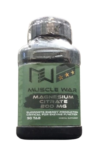 Muscle War - Magnesium Citrate 200 MG - 90 Tablets