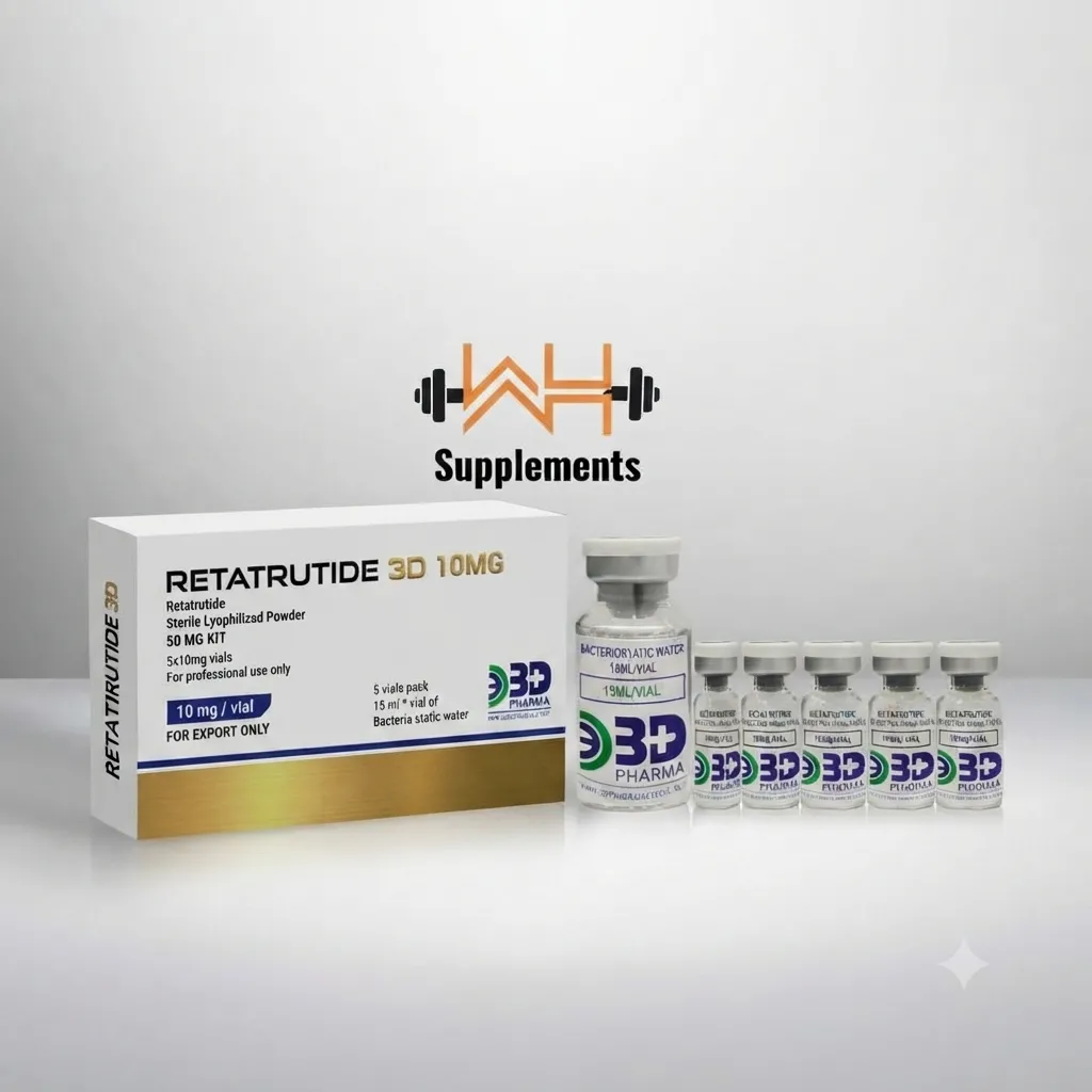 3D Pharma - RETATRUTIDE 3D - Sterile Lyophilized Peptide - 10 mg/vial