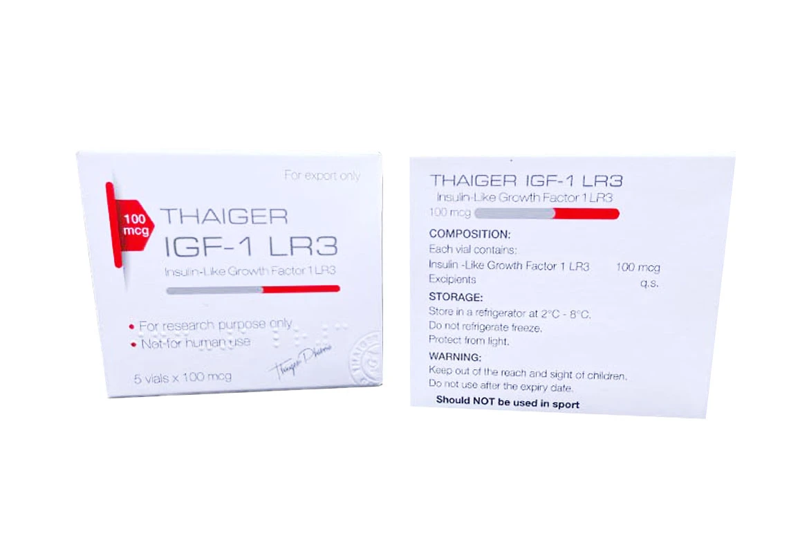 Thaiger Pharma - IGF-1 LR3 - Insulin-Like Growth Factor 1 LR3 - 100 mcg/vial