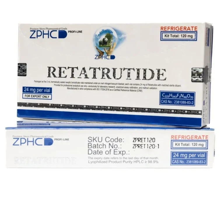 ZPHC - Retatrutide - Lyophilized Powder - 120mg Kit (24mg/vial)