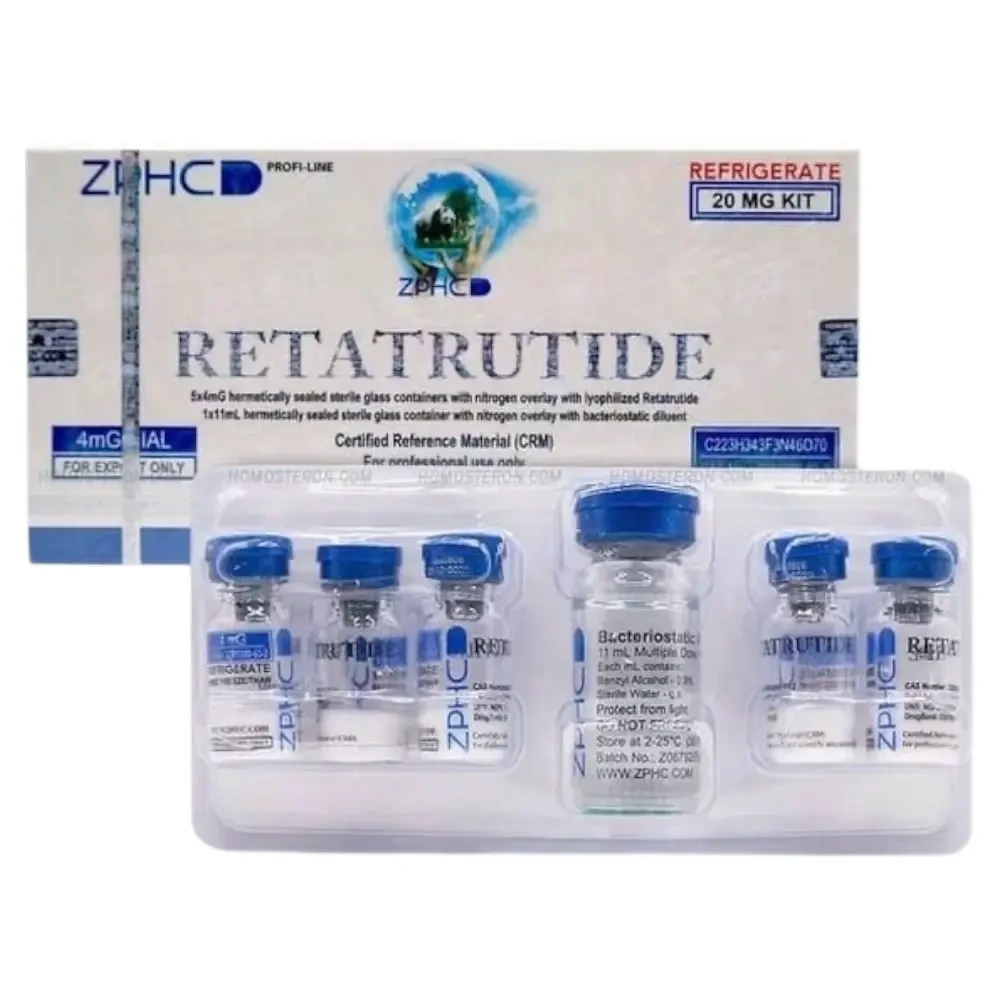ZPHC - Retatrutide - Lyophilized Powder - 20mg Kit (4mg/vial)