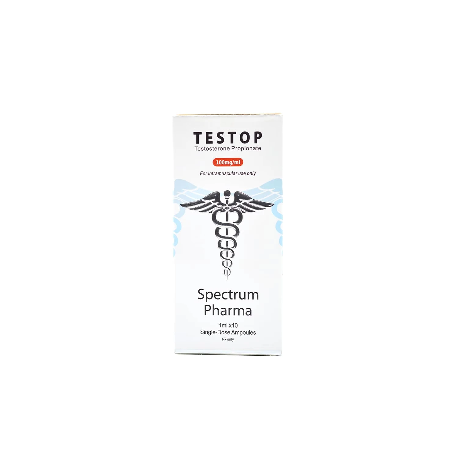 سبكتروم فارما (Spectrum Pharma) - تيستوب (تستوستيرون بروبيونات) - 100 مجم/مل - 10 أمبولات × 1 مل