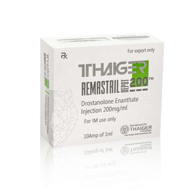 تايجر فارما (Thaiger Pharma) - ريماستريل ديبو 200 (دروستانولون إينانثات للحقن) - 200 مجم/مل - 10 أمبولات × 1 مل