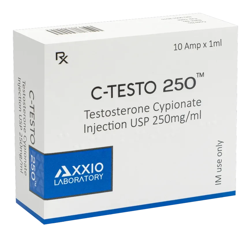 أكسيو لابوراتوري (Axxio Laboratory) - سي-تيستو 250 (تستوستيرون سيبيونات) - 250 مجم/مل - 10 أمبولات × 1 مل