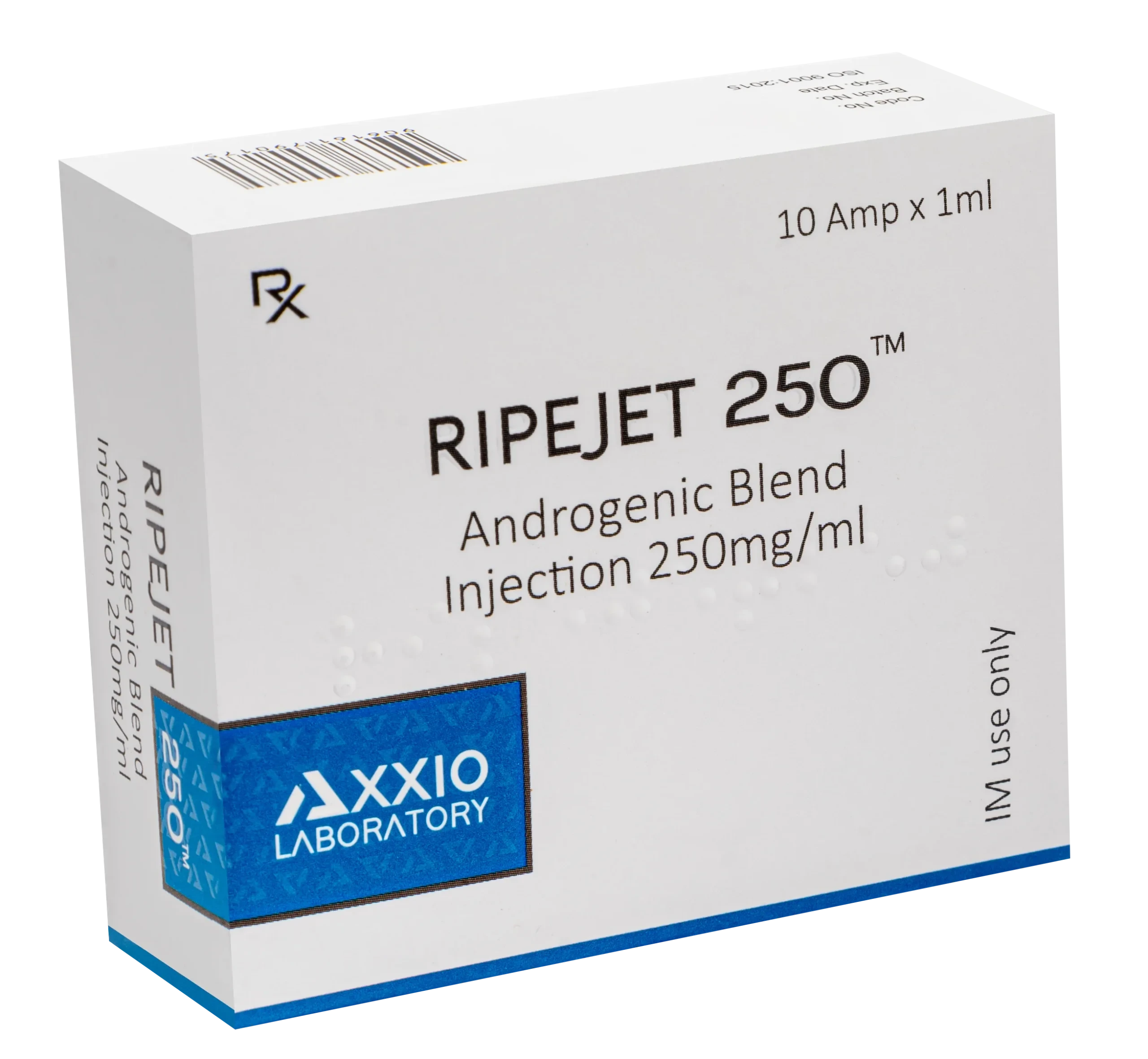 Axxio Laboratory - RIPEJET 250 (Androgenic Blend / Rip Blend) - 250mg/ml - 10 Ampoules x 1ml