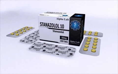 Alpha Lab - STANAZOLOL 10 (Stanozolol / Winstrol) - 10mg - 100 Tablets