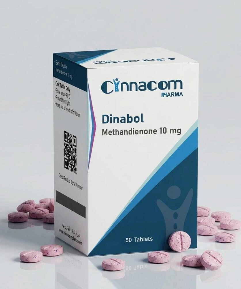 Cinnacom Pharma - Dinabol (Methandienone / Dianabol) - 10mg - 50 Tablets